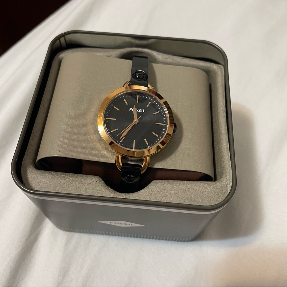 Fossil Black and Gold Women’s Watch